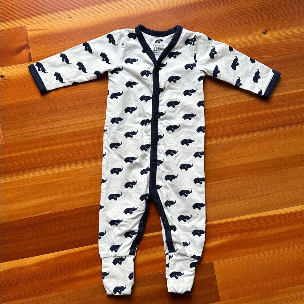 Monica & Andy Pj’s With Elephant Detail